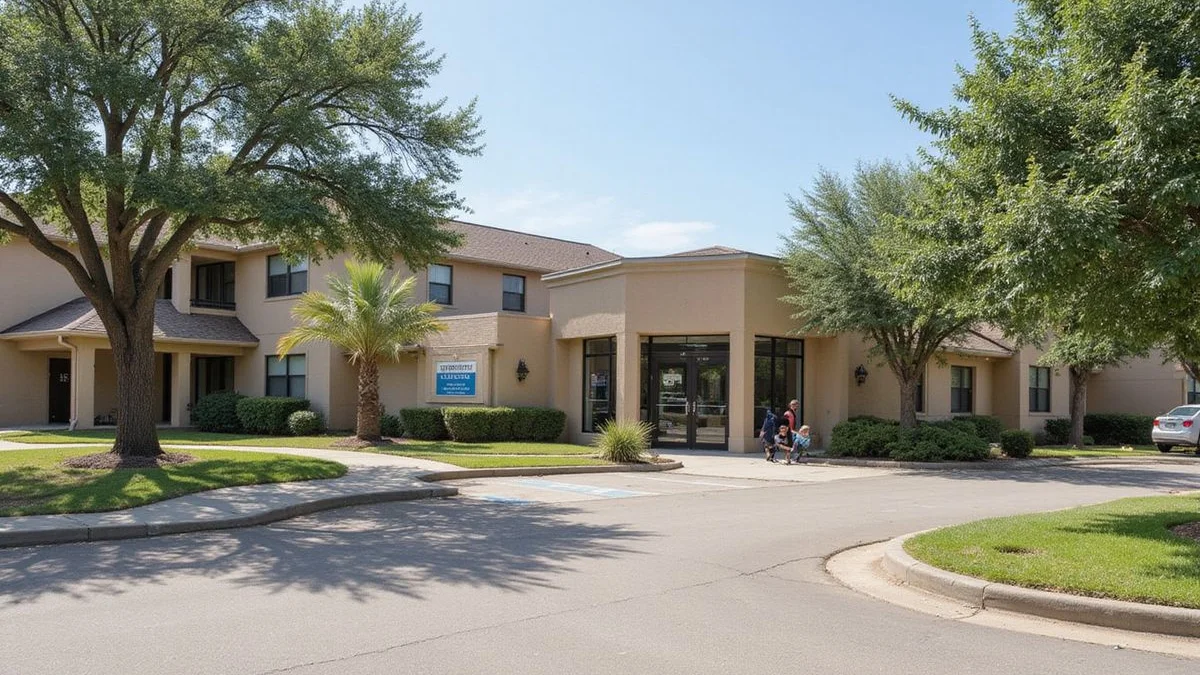 Houston Medical Center area apartment community exterior