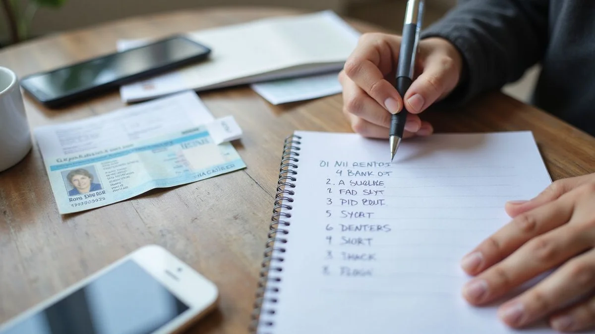 Checklist graphic of documents needed for fast approval