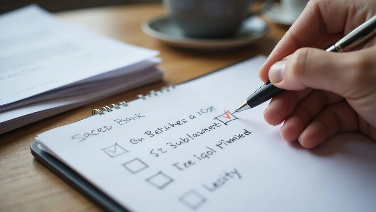 Checklist of alternative-verification documents