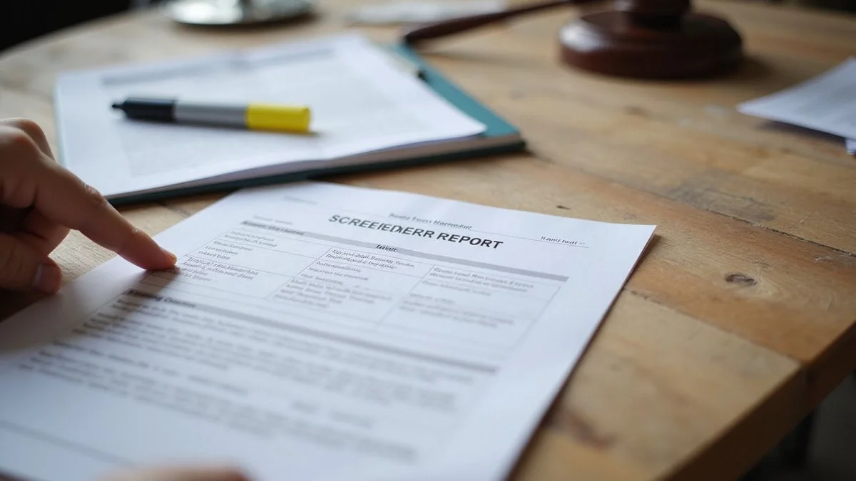 Graphic: dismissed vs granted eviction on a screening report