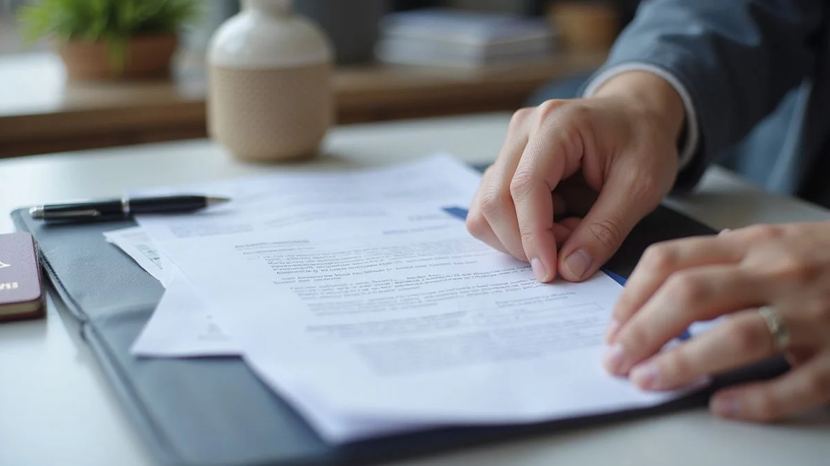 Graphic of documents international renters can use